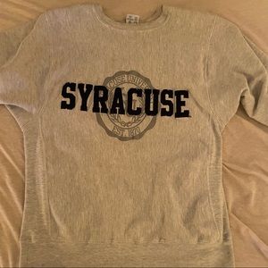 Vintage Syracuse Reverse Weave Champion crew neck